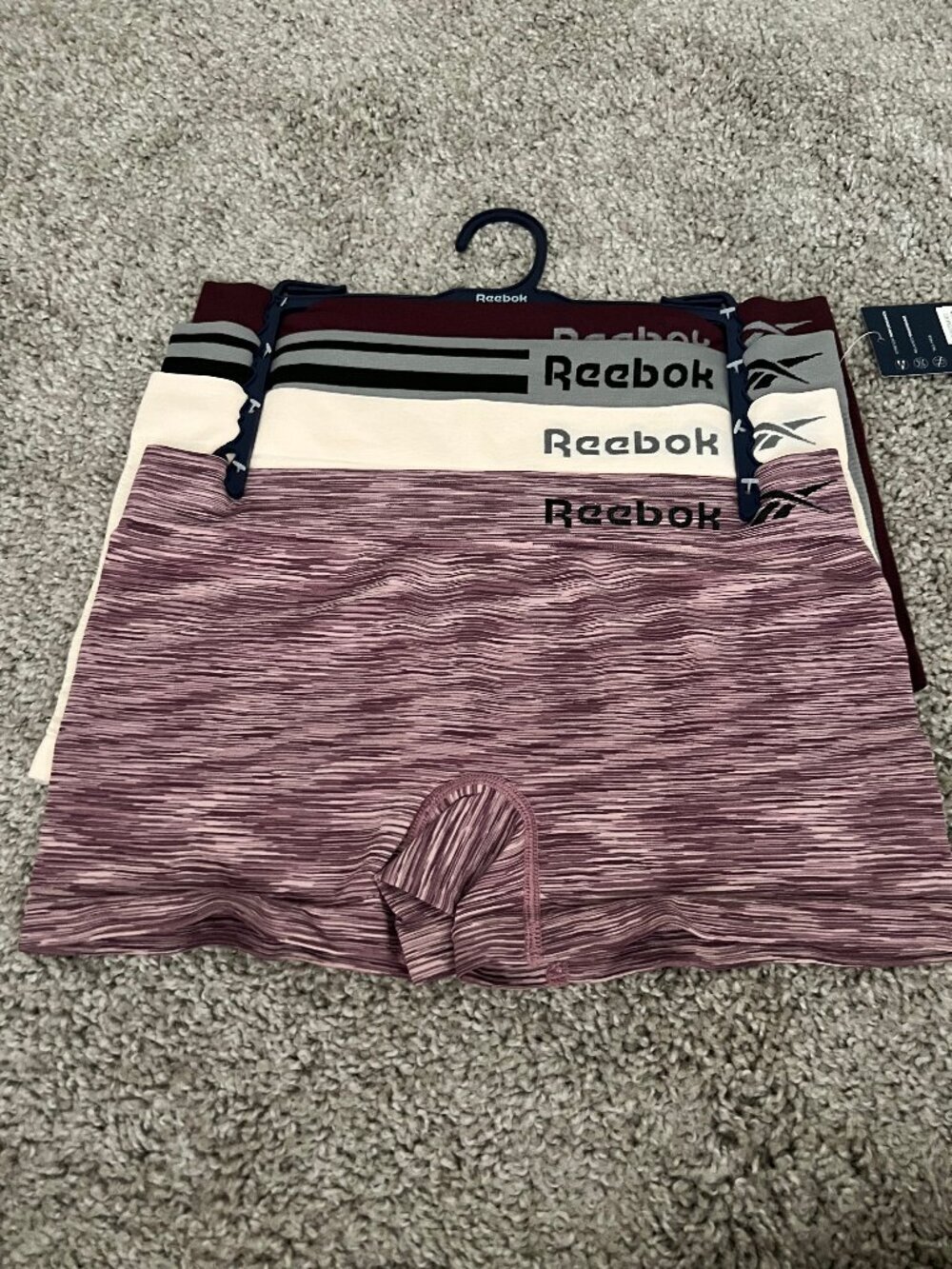 Reebok Boyshort Panties 4 Pack NWT
